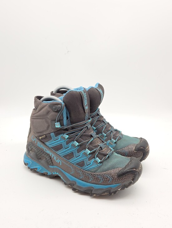 La Sportiva Shoes - La Sportiva Ultra Raptor II Mid GTX Gore-tex Hiking Boots Blue Women's Size 6